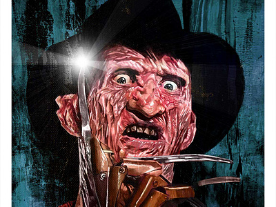 Freddy freddy horror illustration