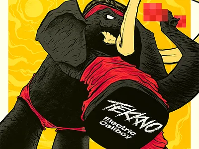 Electric Callboy concertposter gigposter heavymetal illustration merch metalcore music posterdesign rock