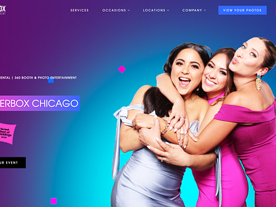 Shutterbox Entertainment web design