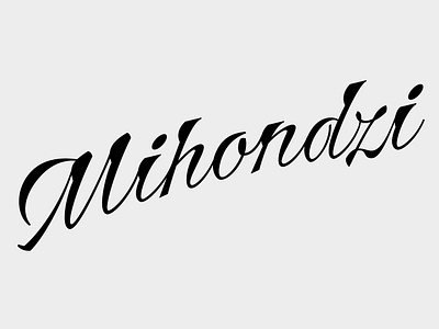 Mihondzi custom lettering et lettering evgeny tkhorzhevsky lettering designer lettering logo logo