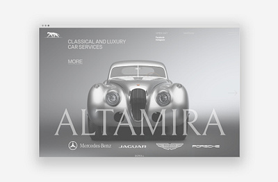 Bagstudios for Altamira Luxury Car Services animation motion graphics ui ux website design