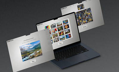 Perplex app branding design game graphic design mockups ui ux ux design web app