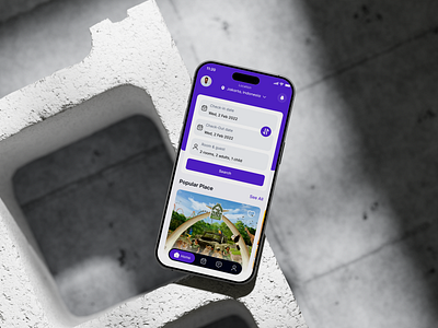 BookNest - Hotel Booking App booking design hotel search mobile mobile app nstant booking travel app