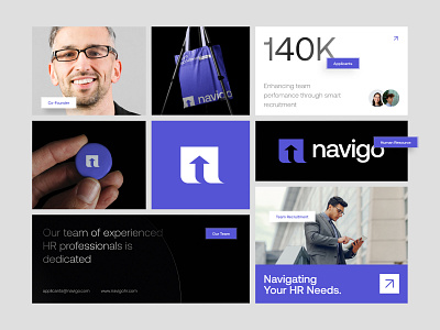 Navigo - Visual Identity applicants brand branding company design founder graphic design hrd human resource logo logo design