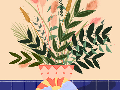 Botanical Babes art floral flowers illustration