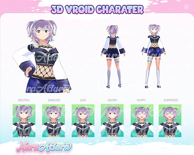 Break the Mold with the Neo Anime Girl 3D Vroid 3dcaharcter 3dclothes 3ddesian 3dvroid