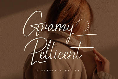 Gramy Pellicent | Handwritten Font stylish font