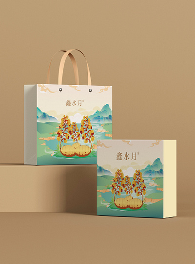 礼盒 design graphic design illustration 包装 春季新品包装