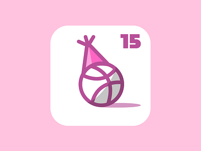 Happy 15th Dribble! adobe branding design graphic design illustration logo typography vector