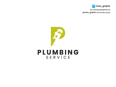 Plumbing Service Logo branding design graphic design icon illustration logo logo design logotype vector
