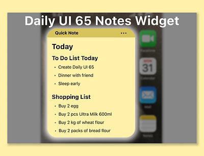 Daily UI 65 : Notes Widget dailyui dailyui65 figma notes widget prototype ui uidesign uidesigner uiux uiuxdesign uiuxdesigner ux uxdesign uxdesigner