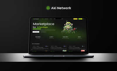 AKI Network web3 design illustration ui ux web3 设计