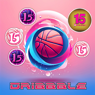 Celebrating 15 Years of Dribbble: Designed By Omokhuduthe3rdborn 3d animation branding graphic design logo motion graphics ui