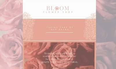 Bloom Flower Shop Brand Guidelines aeshetic aesthetic logo brand book brand building brand guidelines brand identity brand manual brand proposal brand strategy branding corporate identity feminine brand flower shop flower shop logo logo design lookbook magazine visual identity