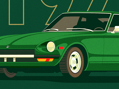 Datsun vibes 240z cars classic datsun illustration illustrator the creative pain vector