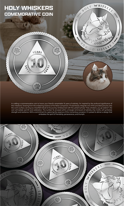 HOLY WHISKERS COMEMORATIVE COIN comemorative