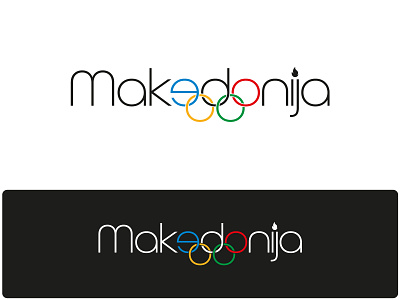 Olympic games 2024 athletics brand branding cheer competitive logo macedonia makedonija minimal logo modern logo olympic fire olympic games olympic games 2024 olympic games logo olympics olympics 2024 simple logo sport support wordmark logo