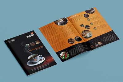 catalogs and leaflets of the coffee roastery advertisment design brochure design catalog catalogue design coffee coffee advertisment coffee design coffee roastery leaflet design