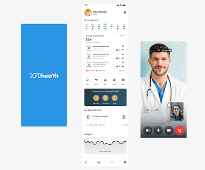 Figma EHR Mobile App design graphic design illustration logo ui