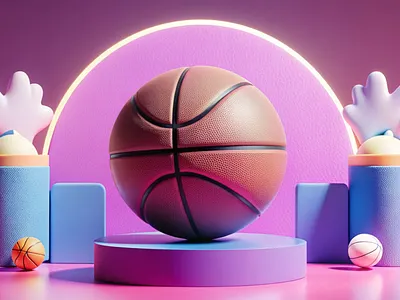 Dribbb'ing ball design graphic design illustration ui