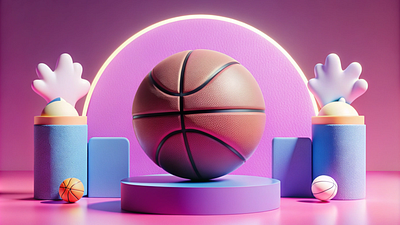 Dribbb'ing ball design graphic design illustration ui