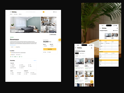 Kietstay Web Application Concept compare price dashboard ecommerce housing modern rent app pricing pricing website rent mobile app rental website sass ui design ux design web application website website design