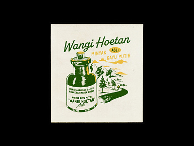 Wangi Hoetan: Indonesian Vintage Label apparel branding design editorial forest graphic design hand drawn illustration indonesian label logo magazine mountain packaging t shirt vintage vintage branding vintage label vintage logo vintage tee