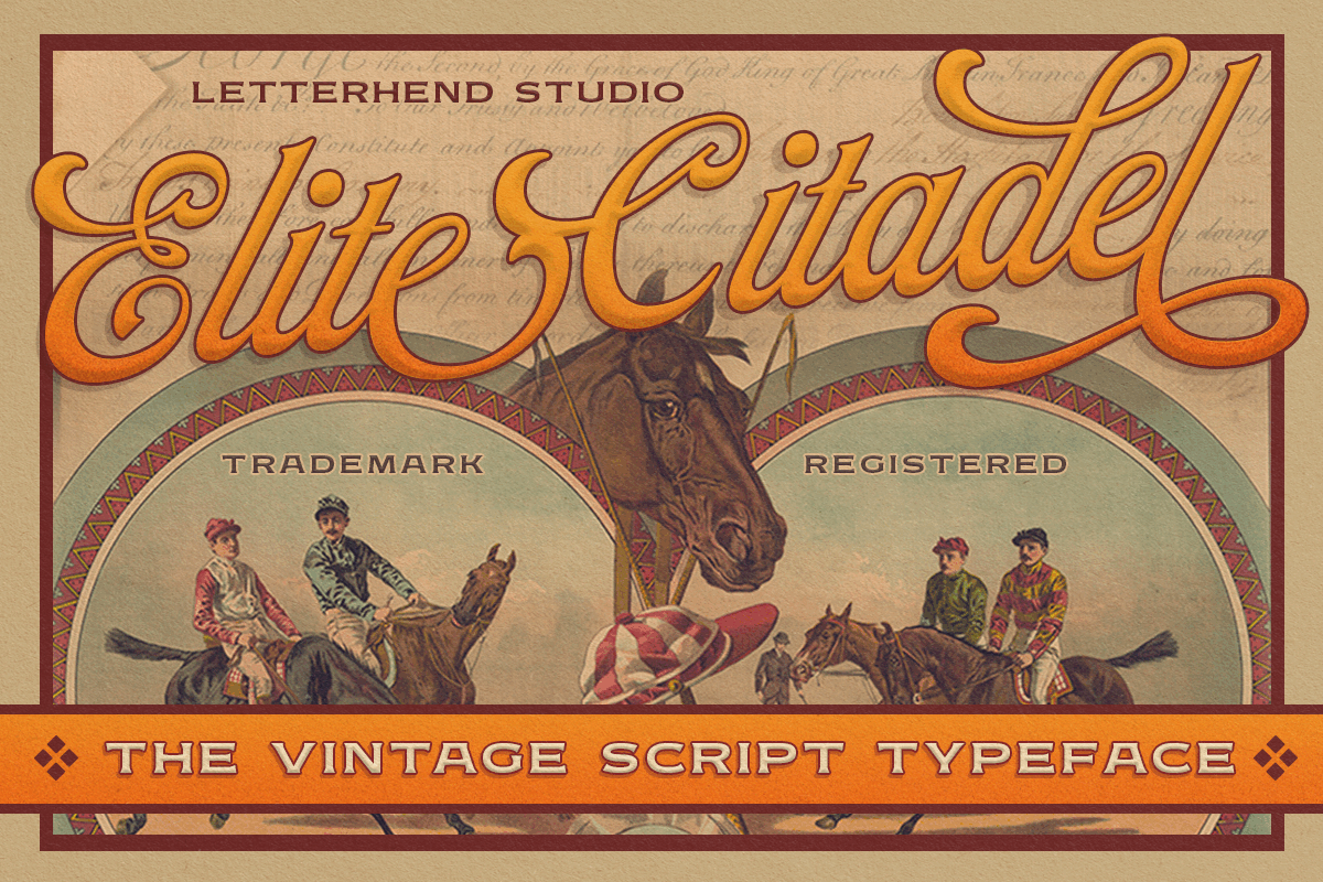 Elite Citadel Vintage freebies vintage typography