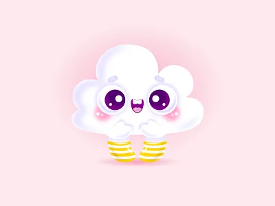 Cute Cloud baby children cute fun graphic design illustration kids simple