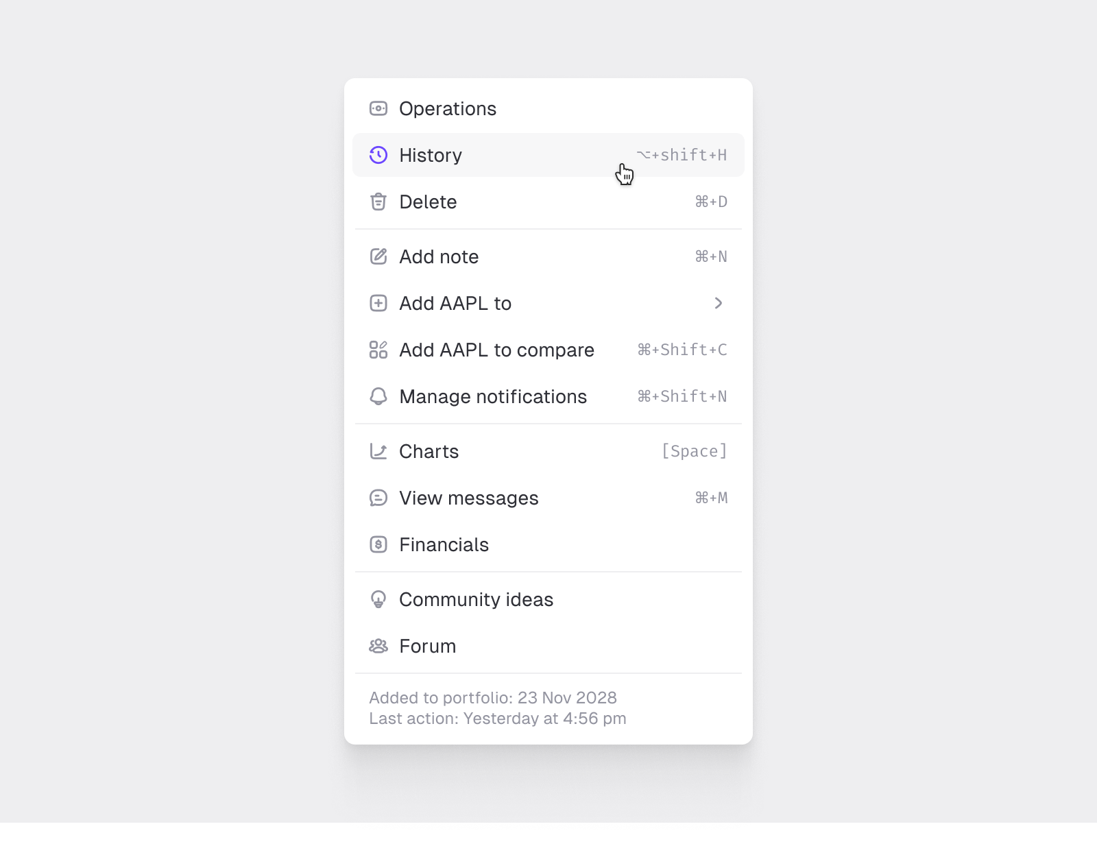 Dropdown Menu for SaaS Product 🎛️ clean ui context menu design dropdown menu product design product designer saas saas product ui user experience user interface