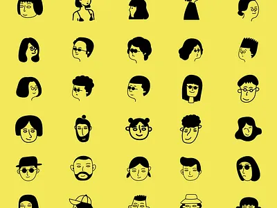 Face Avatar animation graphic design logo motion graphics ui