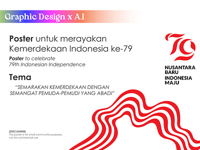 Poster - 79th Indonesian Independence Day ai copilot graphic design photoshop poster