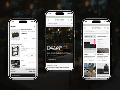 Shopify Website UX/UI Design & Development | Dangarden animation ecommerce shopify ui ux web design website