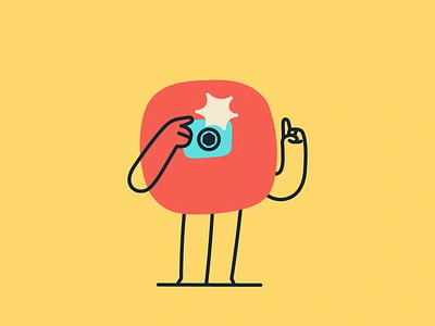 Say Cheese! app icon appie character character design cheese drawing editorial fun hand drawn illustration illustration pack illustrator jolly minimal picture playful square vector