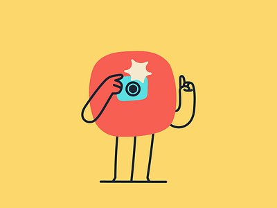 Say Cheese! app icon appie character character design cheese drawing editorial fun hand drawn illustration illustration pack illustrator jolly minimal picture playful square vector