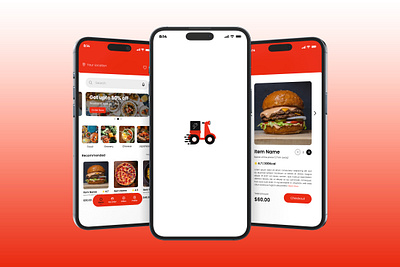 Figma UI/UX app design car service website figma food delivery app food ordering app ui ui design uiux ux ux design web design