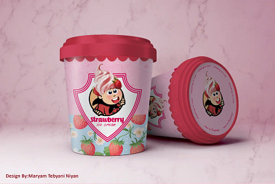 product branding design brand brand identity branding ice cream illustration illustrator label marketing packing product packing design