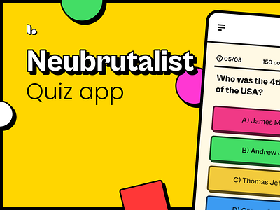 Quiz App | React Native | Figma advertisement application branding design development exam figma illustration landing page marketing mcqs mobile mobile app quiz quiz app react native test ui uiux ux