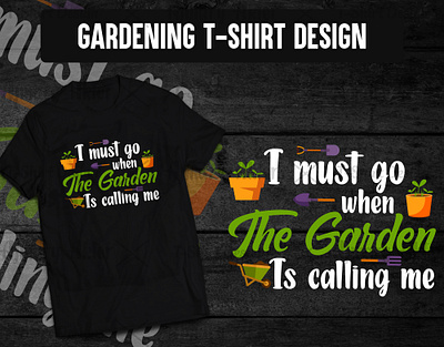 Gardening T-Shirt Design garden tshirt designs