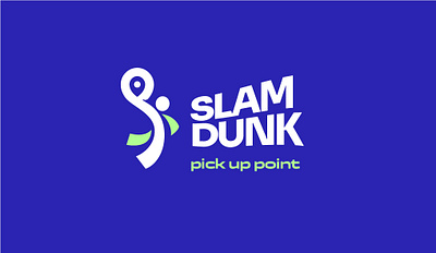 Slam Dunk - pick up point artdemix branding delivery drop point identity logo pick up slam dunk