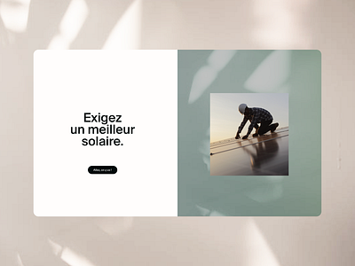 Mylight150 — UI projection art direction art director branding design french brand graphic design laurene calvez layout light minimal photography projection section sensitive shadows solar energy solar panel ui website white