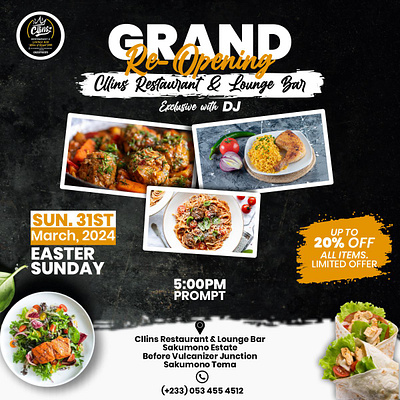 Food Flyer design graphic design