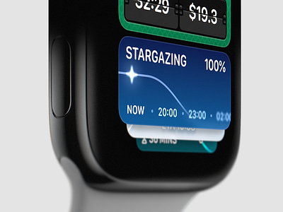 Smart Stack Concept 4 app applewatch application complication concept design platform sketch smartstack stack ui watch watches watchos watchos10 watchos11