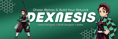 Web3 X cover photo graphic design