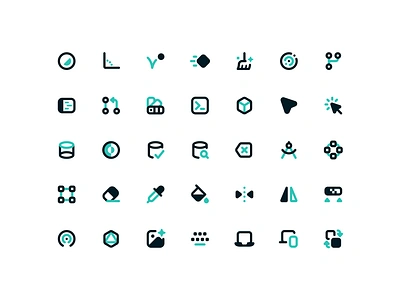 Micro Design Icons 16px design development duotone icons micro mini tools