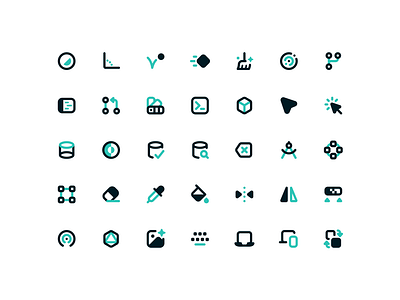 Micro Design Icons 16px design development duotone icons micro mini tools