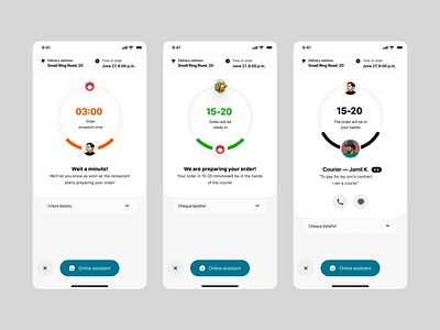 Food Delivery App chart clean dashboard delivery design designbor food interface interface design jumayev mobile ui