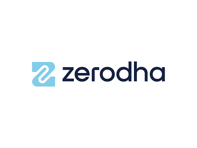 Zerodha Logo Design abstract ai banking bold branding corporate finance fintech hand invest letter logo market money negative space saas trust web web3 z