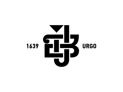 UB Monogram - Urgo logo monogram newera typo typography ub ulaanbaatar urgo