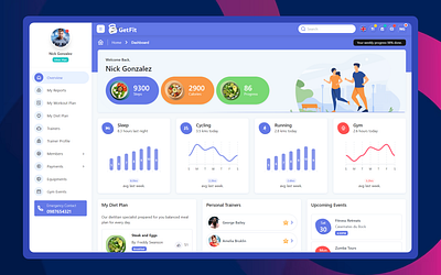 GetFit - Fitness Dashboard admin admin dashboard admin panel admin template admin theme bootstrap gallery dashboard design diet dashboard diet plan fitness fitness admin fitness admin panel fitness dashboard gym gym admin gym dashboard workout workout admin workout dashboard